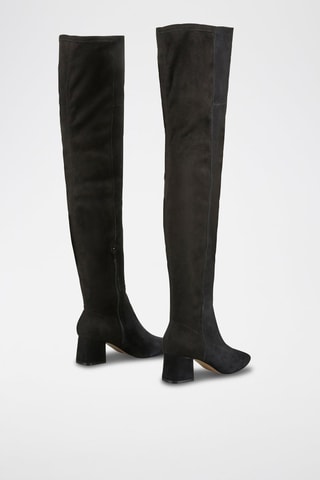 Cuissardes en cuir Remilia - Noir