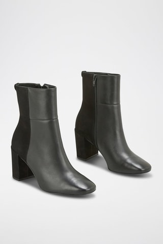 Bottines en cuir Rosas - Noir