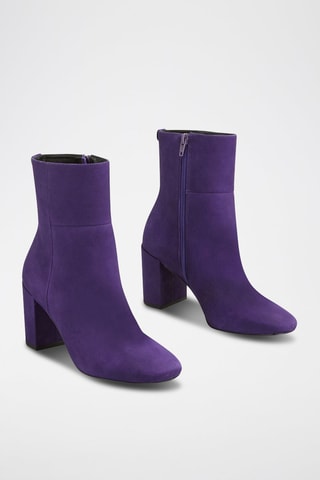 Bottines en cuir Rosas - Violet