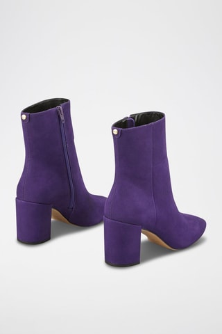 Bottines en cuir Rosas - Violet