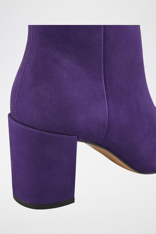 Bottines en cuir Rosas - Violet