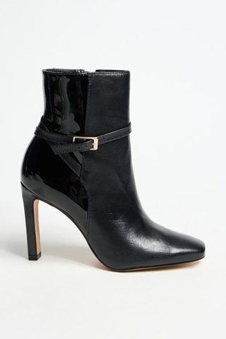 Bottines vernies en cuir Rosina - Noir
