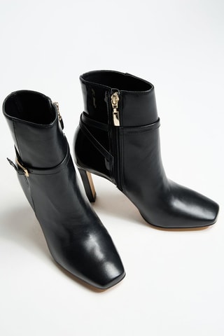 Bottines vernies en cuir Rosina - Noir