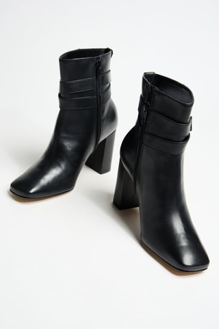 Bottines en cuir Raby - Noir