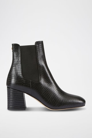 Bottines en cuir Lacado - Noir