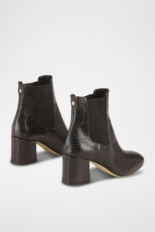 Bottines en cuir Lacado - Noir