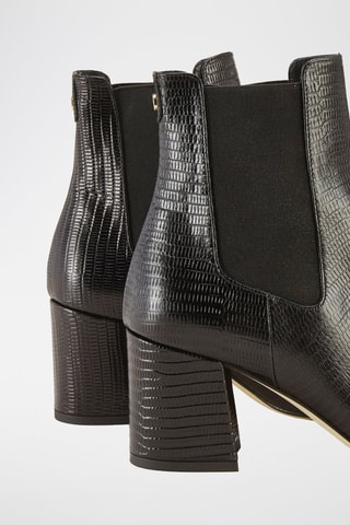 Bottines en cuir Lacado - Noir
