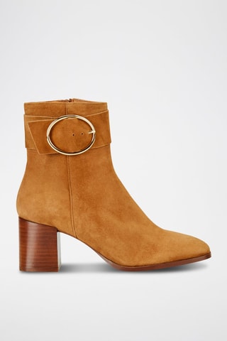 Bottines en nubuck Luci - Camel