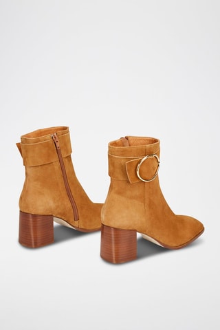 Bottines en nubuck Luci - Camel