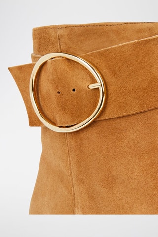 Bottines en nubuck Luci - Camel