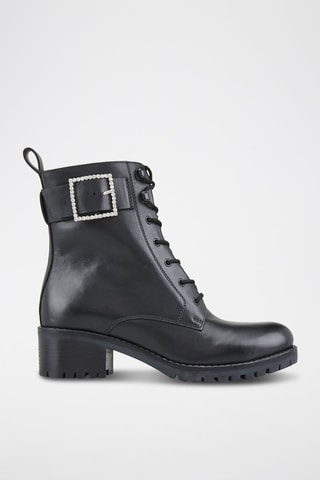 Bottines en cuir Kavian - Noir