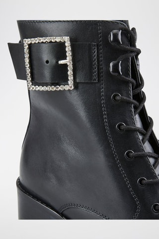 Bottines en cuir Kavian - Noir