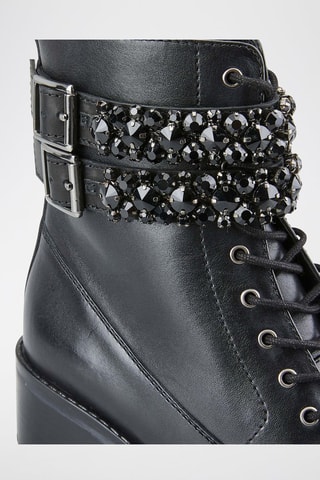 Bottines en cuir Kavy - Noir