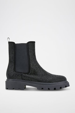 Bottines en nubuck Hallou - Noir