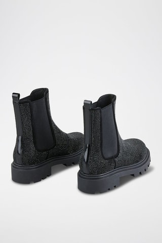 Bottines en nubuck Hallou - Noir