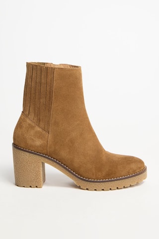 Bottines en nubuck Bena - Marron
