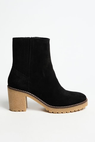 Bottines en nubuck Benaa - Noir