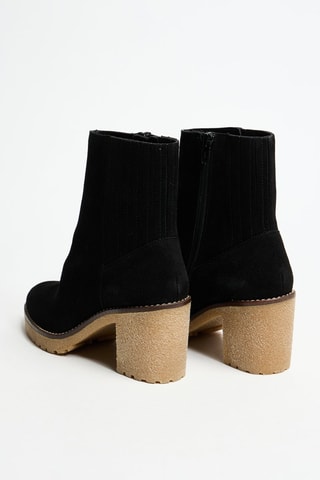 Bottines en nubuck Benaa - Noir