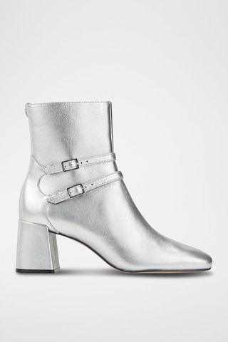 Bottines en cuir Blanca - Argenté