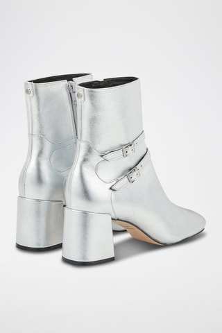 Bottines en cuir Blanca - Argenté