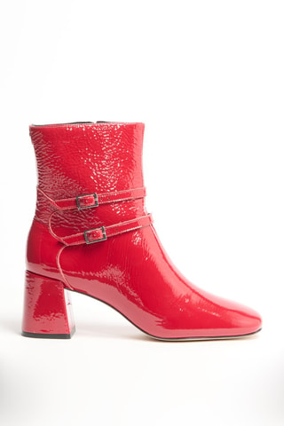 Bottines en cuir Blanca - Rouge