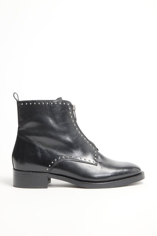 Bottines en cuir Erome - Noir