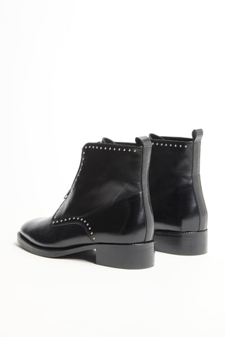 Bottines en cuir Erome - Noir