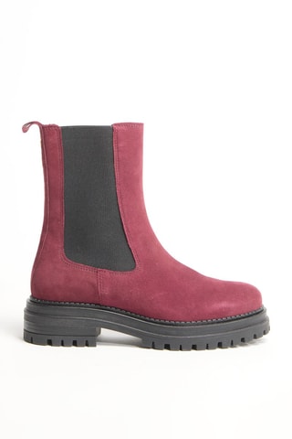 Bottines en nubuck Felici - Argenté