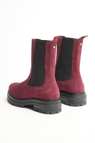 Bottines en nubuck Felici - Argenté