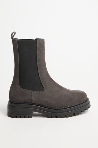 Bottines en cuir Felici - Gris