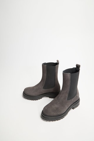 Bottines en cuir Felici - Gris