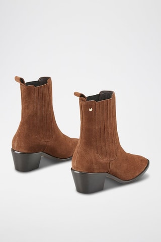Bottines en cuir Fina - Marron