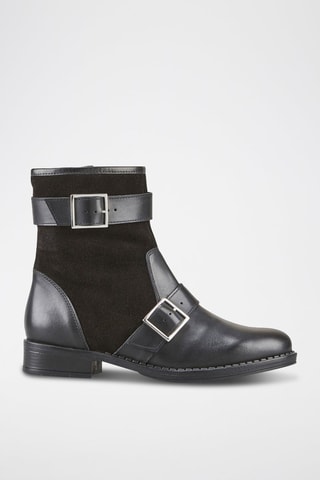 Bottines en nubuck Finai - Noir