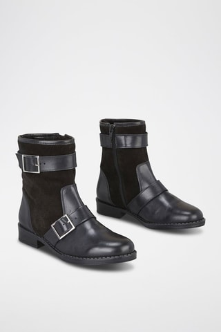 Bottines en nubuck Finai - Noir