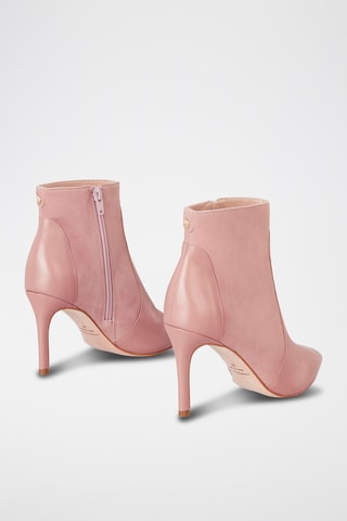 Bottines en cuir Zelma - Rose