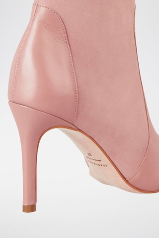 Bottines en cuir Zelma - Rose