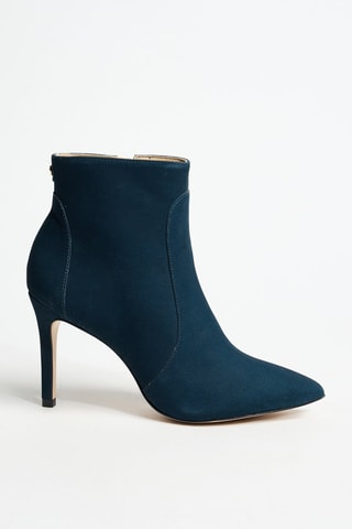 Bottines en cuir Zelma - Bleu marine