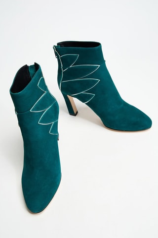 Bottines en cuir Zika - Vert