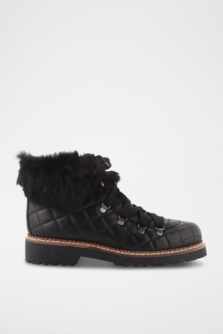 Bottines en cuir Xenya - Noir