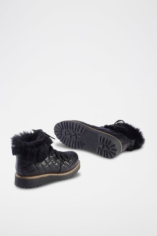 Bottines en cuir Xenya - Noir