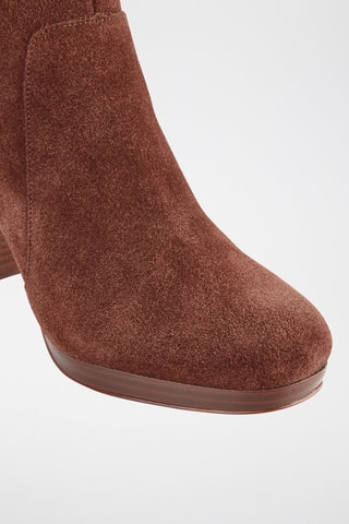 Bottines en cuir Zefina - Marron
