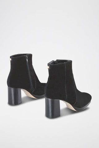 Bottines en cuir Zefina - Noir