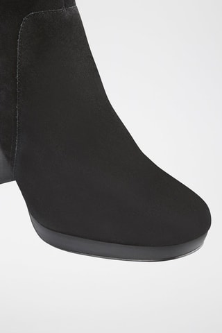 Bottines en cuir Zefina - Noir