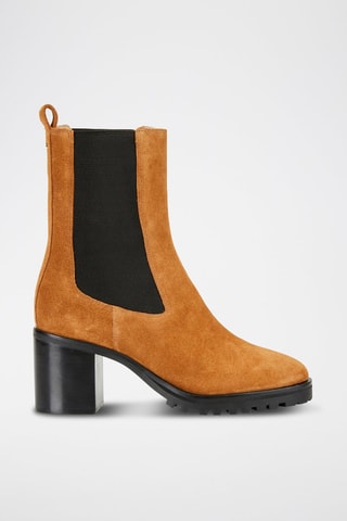 Bottines en cuir Zelici - Camel