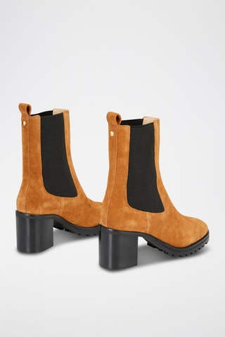 Bottines en cuir Zelici - Camel