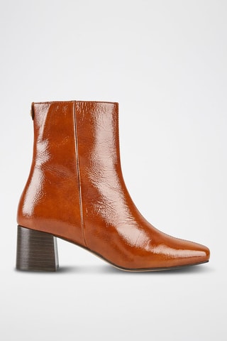 Bottines en cuir Valonia - Marron