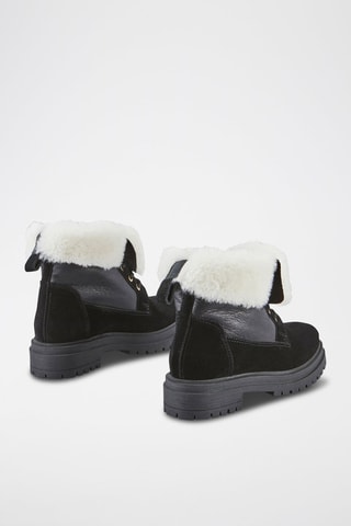 Bottines en nubuck Tehana - Noir