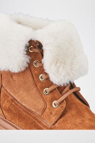 Bottines en nubuck Tehana - Marron
