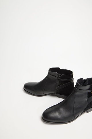 Bottines en cuir Varenne - Noir