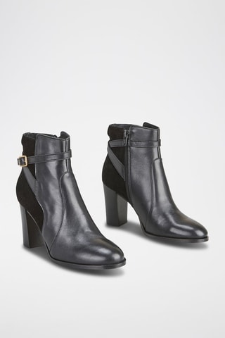 Bottines en cuir Vemille - Noir